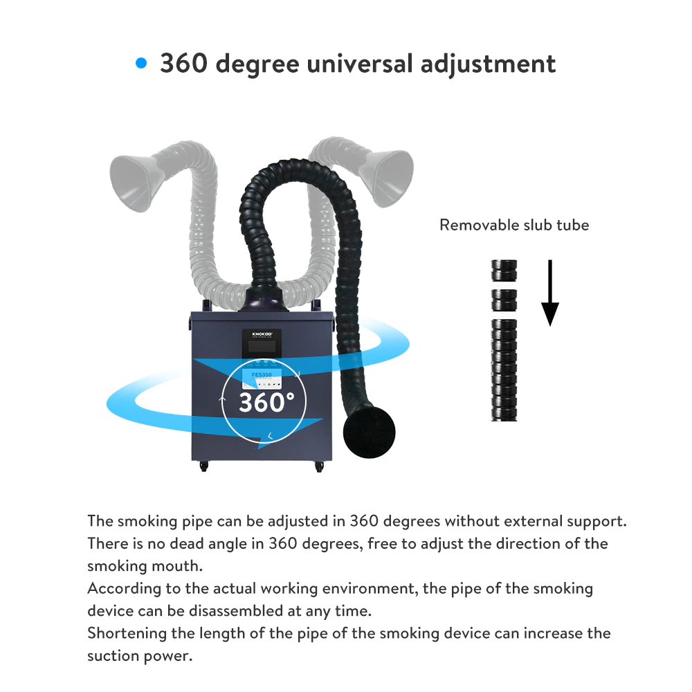 локальная вытяжка knokoo fes350